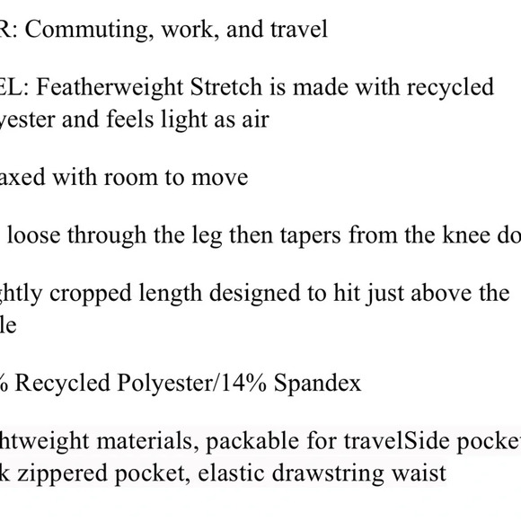 Athleta Arrival Ankle Pant - Picture 4 of 9